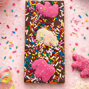 Funhouse Milk Chocolate Animal Cookie Chocolate Bar | Box of 8